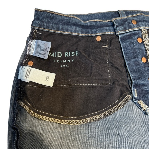 NEW 🔥 “LUCKY BRAND” Mid Rise AVA Skinny Jean Sz 10 . - Picture 11 of 12